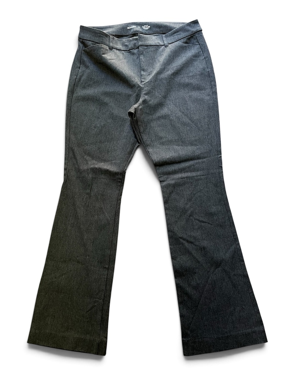 Old Navy Women's Dark Gray Flare Jeans